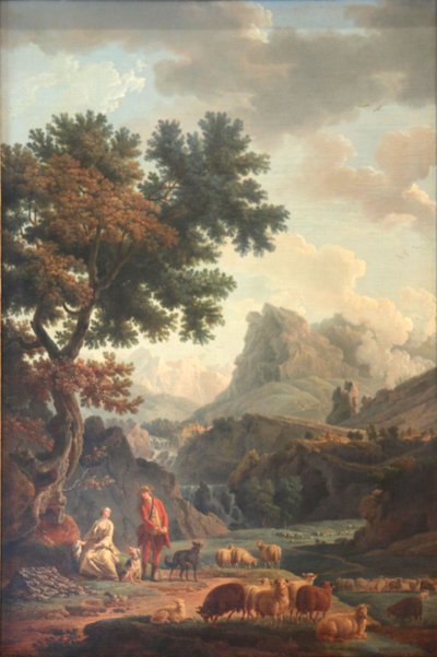 La pastora de los Alpes de Claude Joseph Vernet